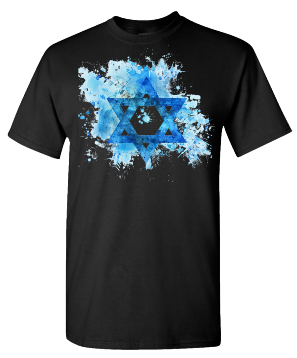 Star of David T-Shirt Jewish Hebrew Israel Pride T-Shirt - Image 6