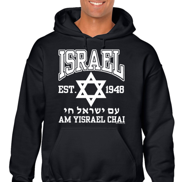 Israel Established 1948 Chai Hoodie - Image 4