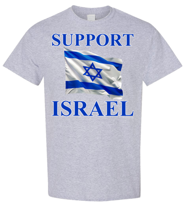 Support Israel Flag T-Shirt - Image 3